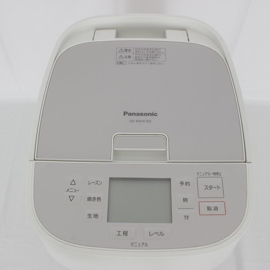Panasonic - 限定セール‼️Panasonic SD-MDX102-W 家電通販】Panasonic パナソニック ホームベーカリー SD-MDX102