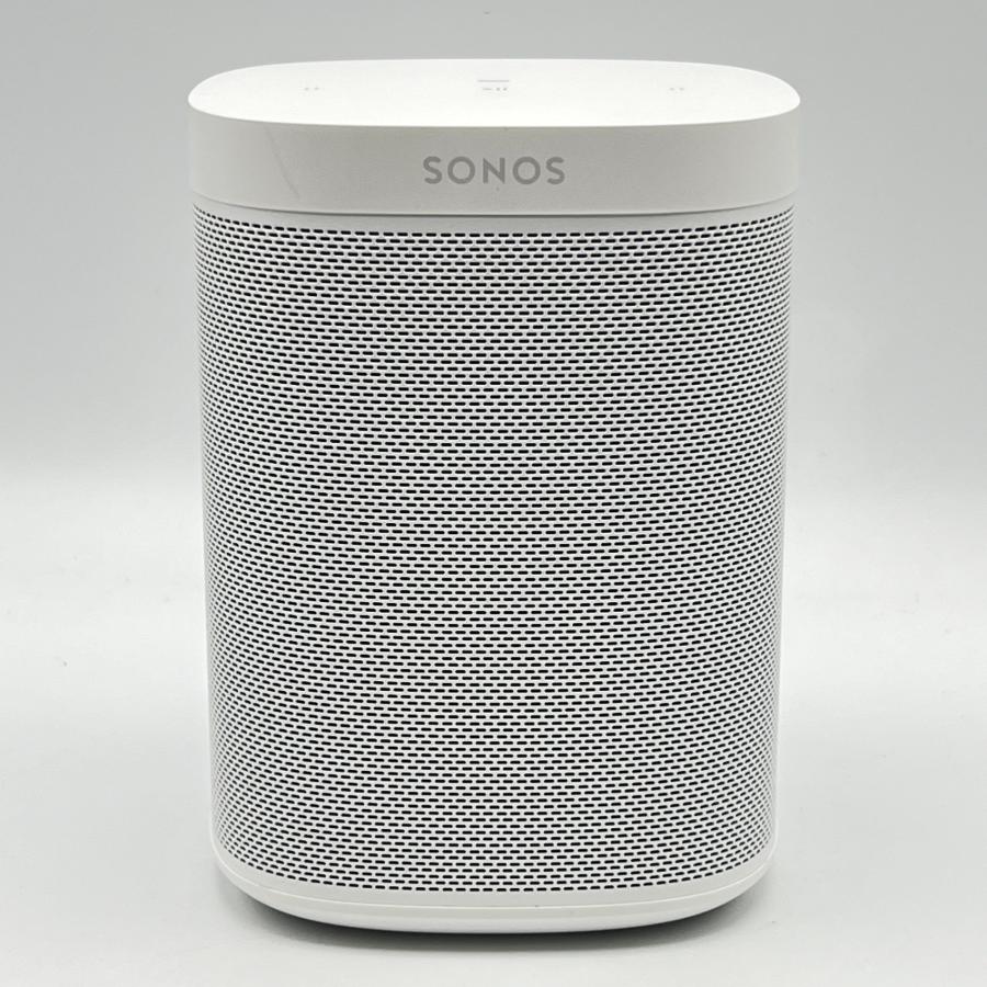 ボーナスストア+5％【美品】Sonos One SL ONESLJP1 ホワイト ワイヤレススピーカー AirPlay2対応 ホームシアターサラウンドシステム ソノス 本体 |  | 01