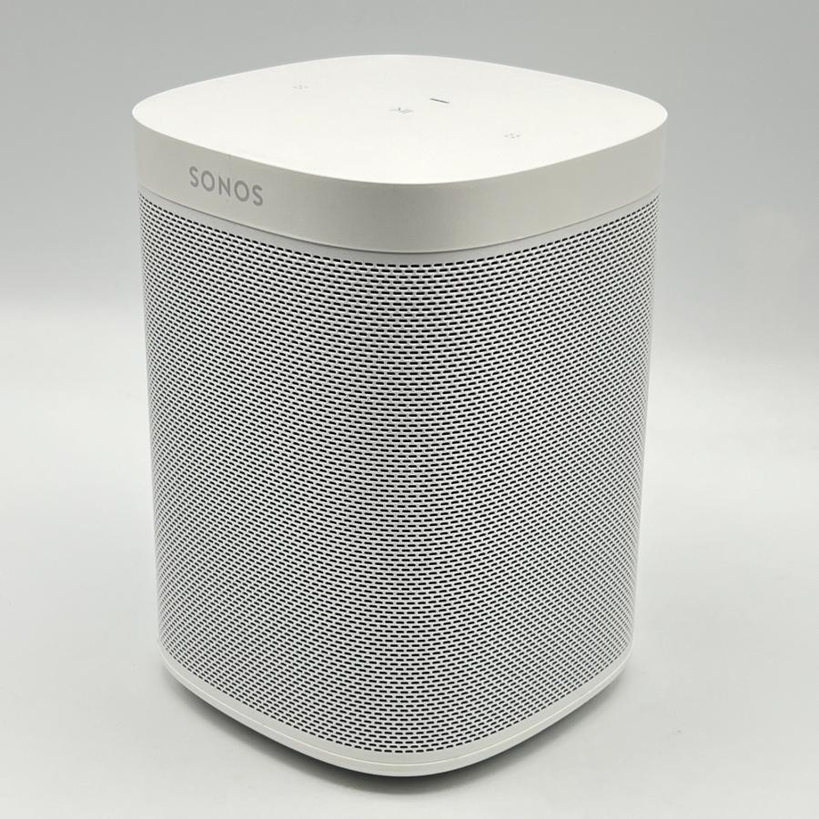 ボーナスストア+5％【美品】Sonos One SL ONESLJP1 ホワイト ワイヤレススピーカー AirPlay2対応 ホームシアターサラウンドシステム ソノス 本体 |  | 02