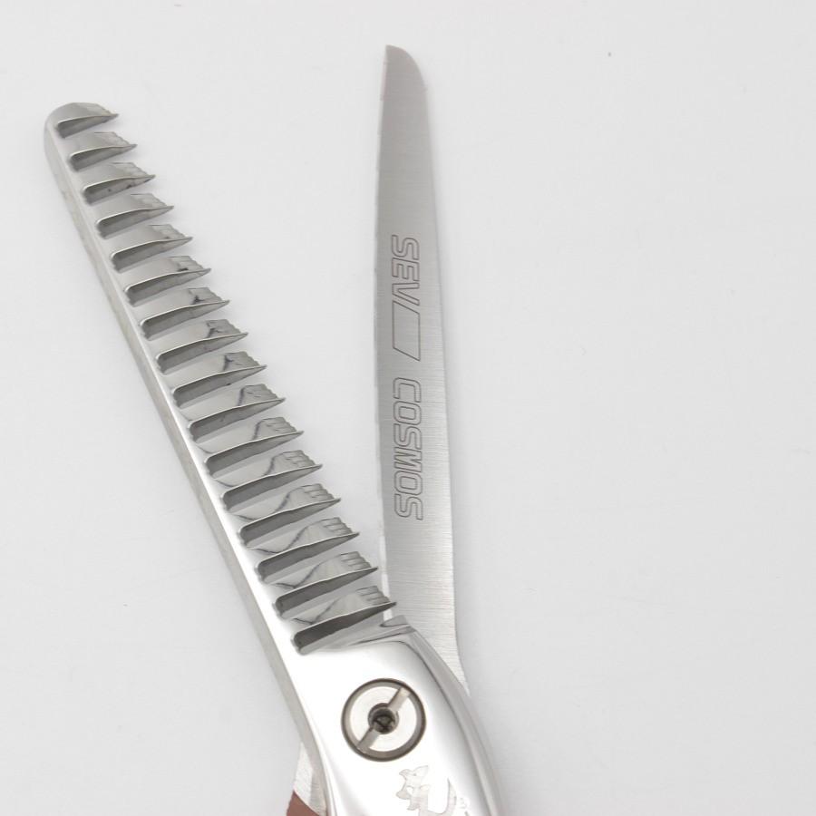 ボーナスストア+5％【美品】光シザー SEV COSMOS S-16M 6インチ メガネ