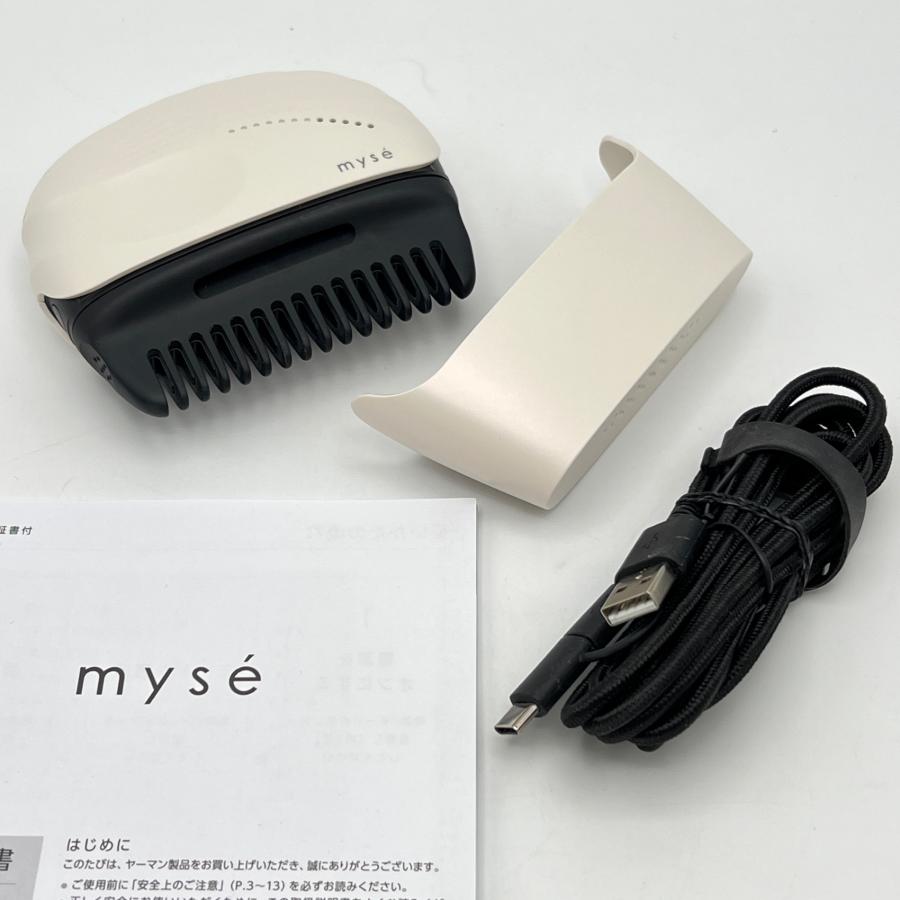 mysé シルキーブラシ MS-90W 新品未使用 ボーナスストア+5％【美品】ヤーマン ミーゼ シルキーシェルブラシ MS