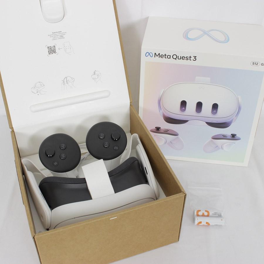ボーナスストア+5％【美品】Meta Quest 3 512GB VR ヘッドマウント 
