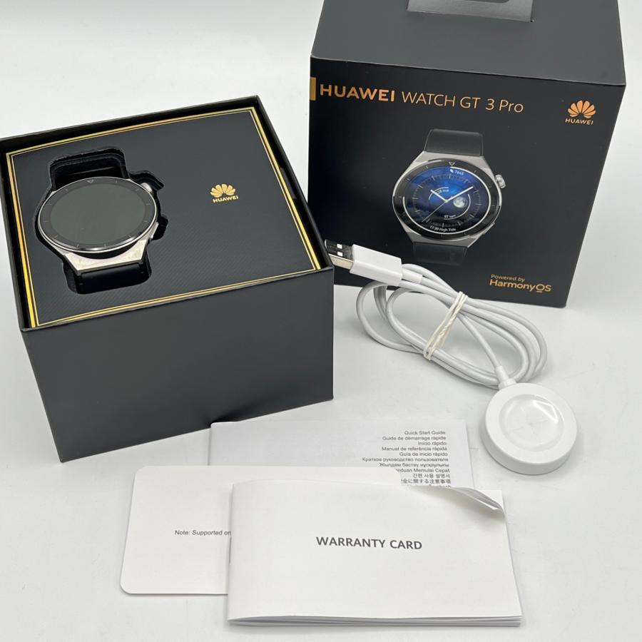 【ボーナスストア+5％】HUAWEI WATCH GT3 Pro 46mm ODN-B19 チタン アクティブモデル ブラック スマートウォッチ ファーウェイウォッチ 本体 | 