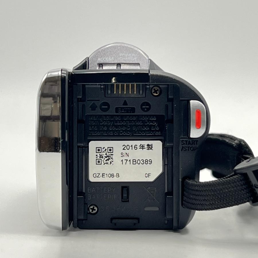 JVCケンウッド　ハイビジョンメモリームービー　GZ-E108-B　ブラック JVCケンウッドハイビジョンメモリームービーGZ-E108-Bブラック