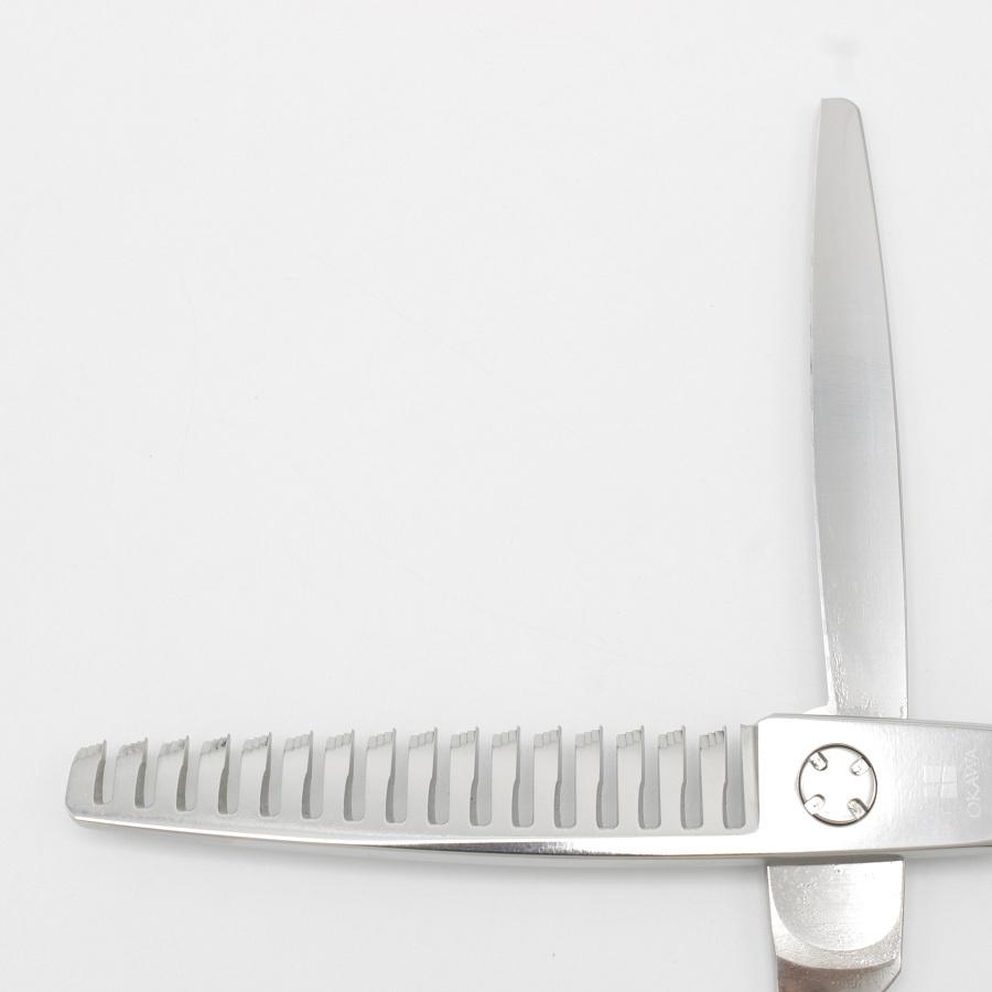 ボーナスストア+5％【美品】オオカワプロシザーズ SG163 セニング 5.8インチ メガネハンドル 16目3段 約35%〜40% Jシリーズ 163 |  | 04