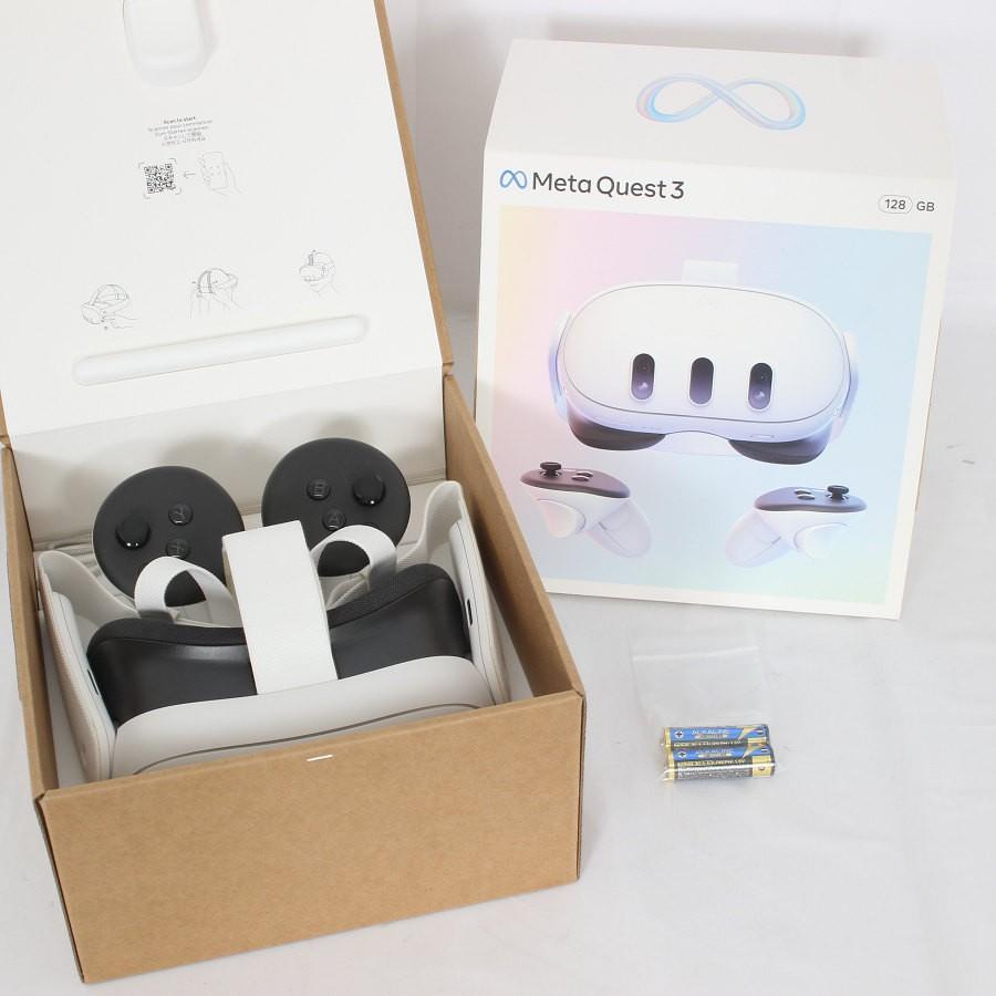 ボーナスストア+5％【美品】Meta Quest 3 128GB VR ヘッドマウント 