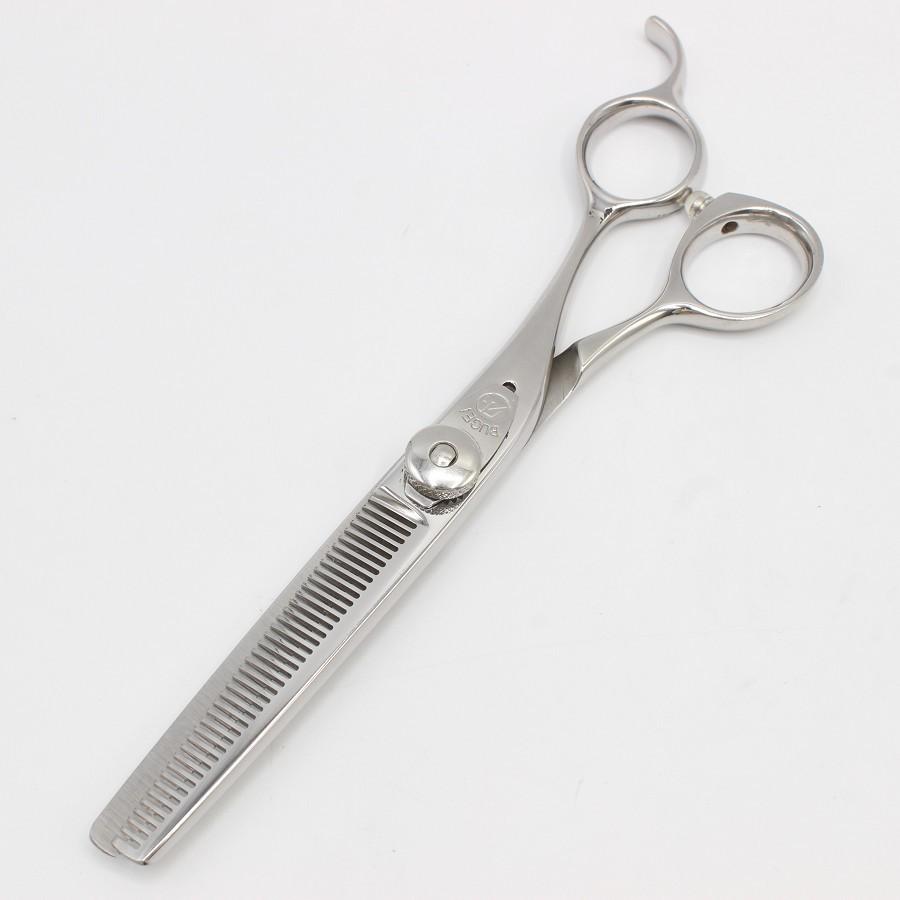 ボーナスストア+5％【美品】武芸社 ST40 セニング シザー 5.8インチ オフセットハンドル 40目U溝 約20%〜25% | 