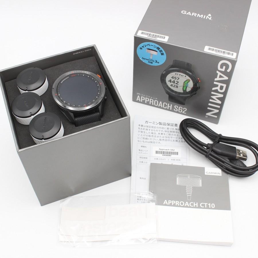 ボーナスストア+5％【美品】GARMIN Approach S62 Black 010-02200-22  