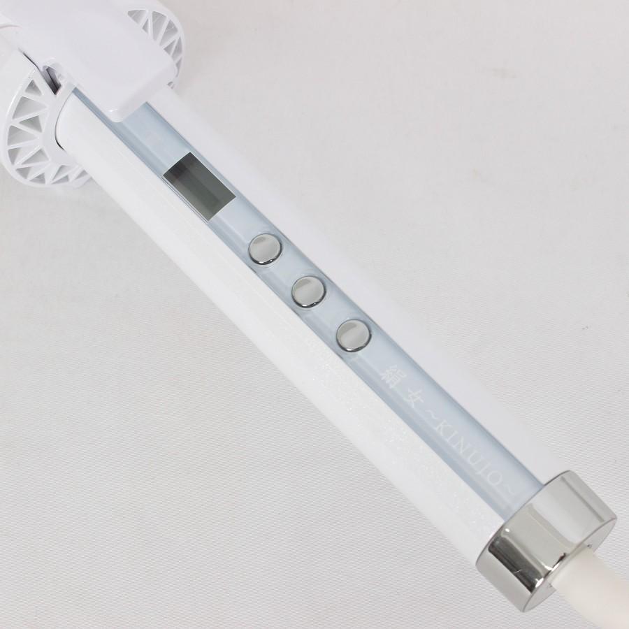 ボーナスストア+5％【美品】KINUJO CURL IRON KC38N ホワイト