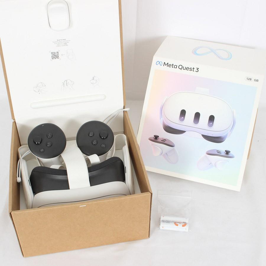 ボーナスストア+5％【美品】Meta Quest 3 128GB VR ヘッドマウント 