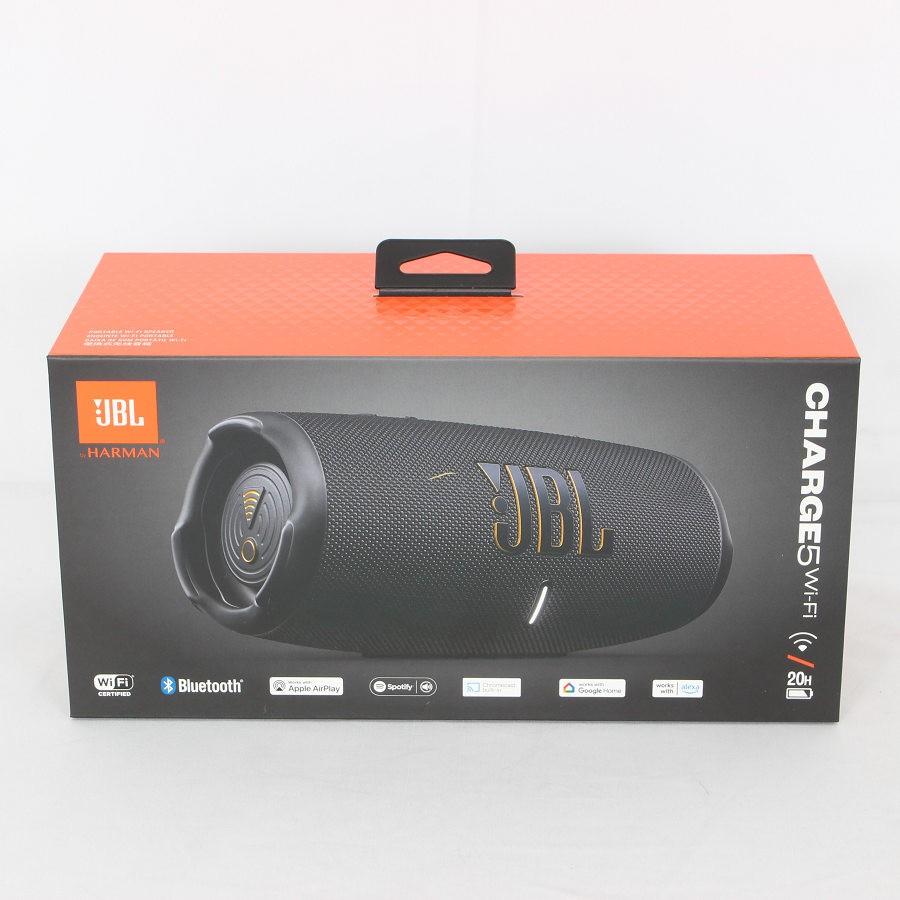 JBLcharge5ブラックほぼ未使用 ボーナスストア+5％【美品】JBL CHARGE 5 WI-FI ブラック ポータブル