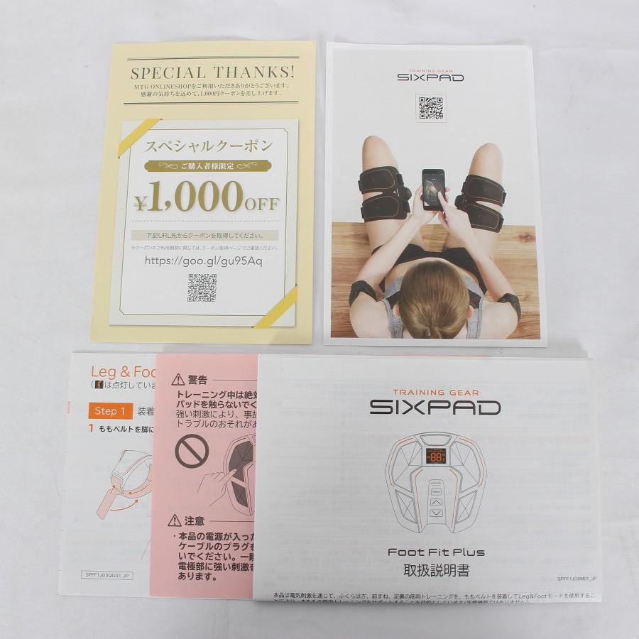 ボーナスストア+5％】MTG SIXPAD Foot Fit Plus SE-AG00 シックス