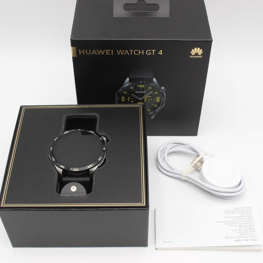 ボーナスストア+5％【美品】HUAWEI WATCH GT4 46mm PNX-B19 ブラック  