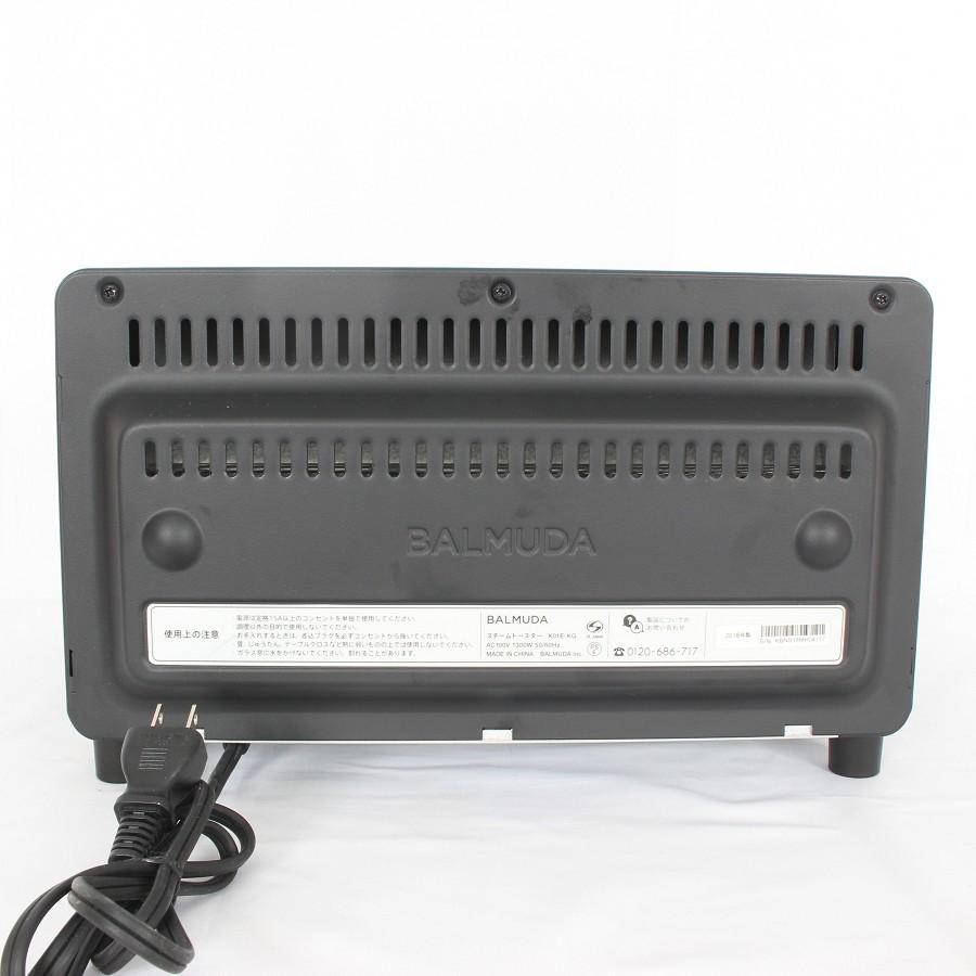 ボーナスストア+5％】BALMUDA The Toaster K01E-KG ブラック スチーム  