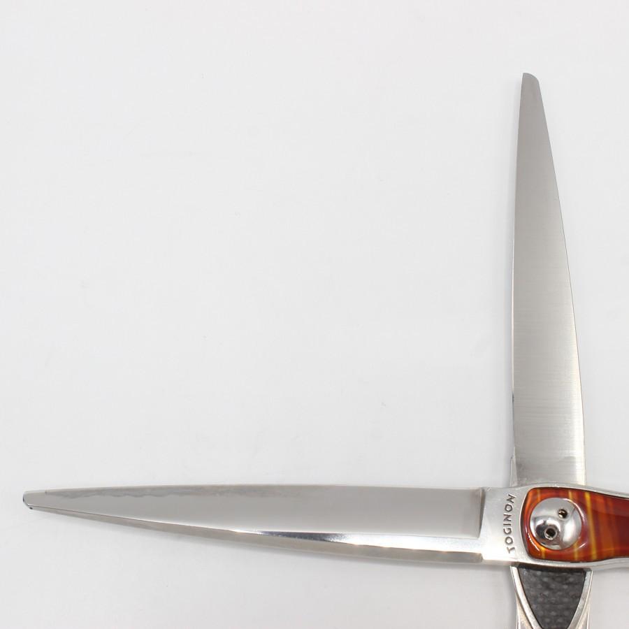 ボーナスストア+5％【美品】刃物屋トギノン クランスピリット 荒刈 カットシザー 7インチ ハマグリ刃 オフセットハンドル CLAN 7.0 |  | 02