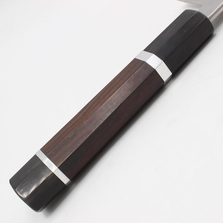 【ボーナスストア+5％】梵静刃物 鎌形薄刃包丁 八寸半 八角柄 刃渡り約255mm 和包丁 |  | 06