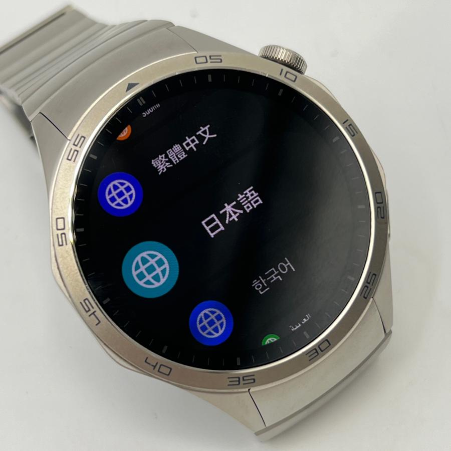 ボーナスストア+5％】HUAWEI WATCH GT4 46mm/Grey 55020BHH 1.43インチ