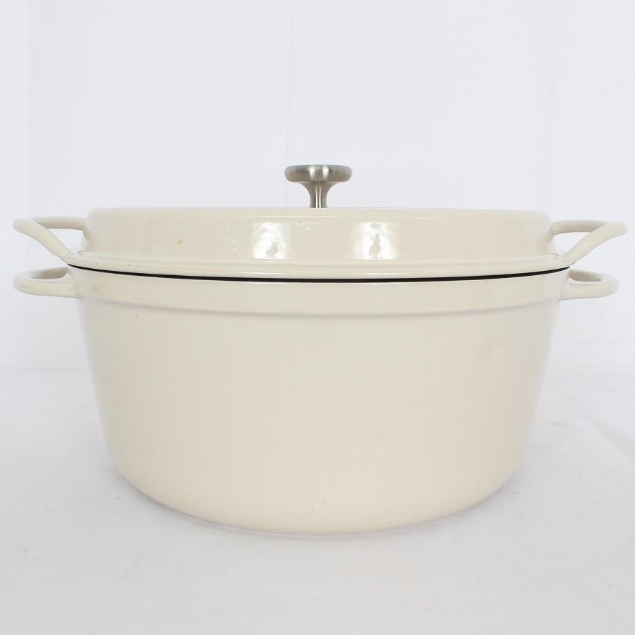 【ボーナスストア+5％】バーミキュラ オーブンポットラウンド 26cm ナチュラルベージュ NBG26R 無水 ホーロー鍋 本体 |  | 02