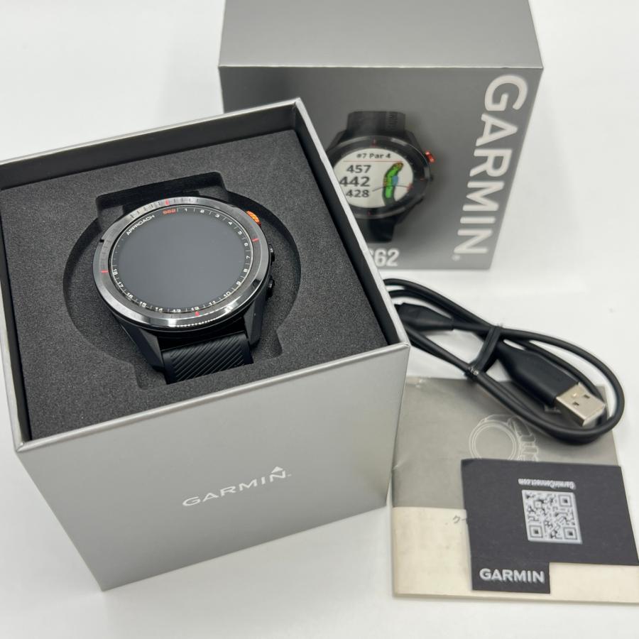 ボーナスストア+5％【美品】GARMIN Approach S62 Black 010-02200-20  