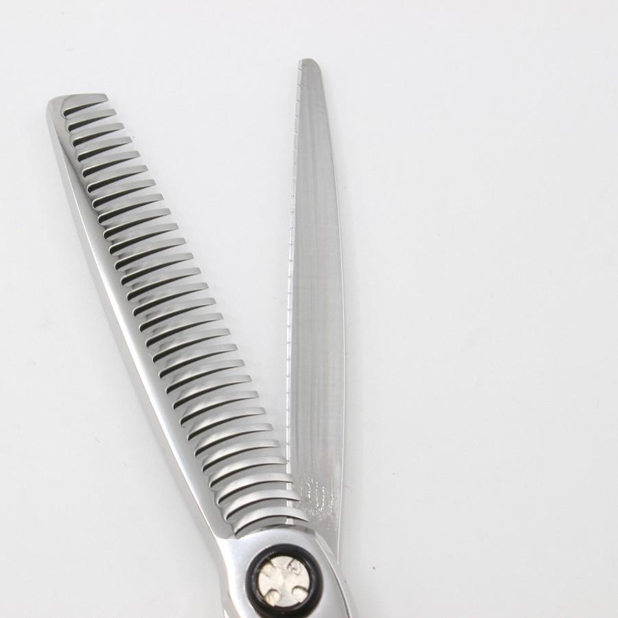 ボーナスストア+5％【美品】刃物屋トギノン NEO Queen R28 セニング 5.8インチ メガネハンドル 28目 約20% ネオクイーン トギノン シザー |  | 03