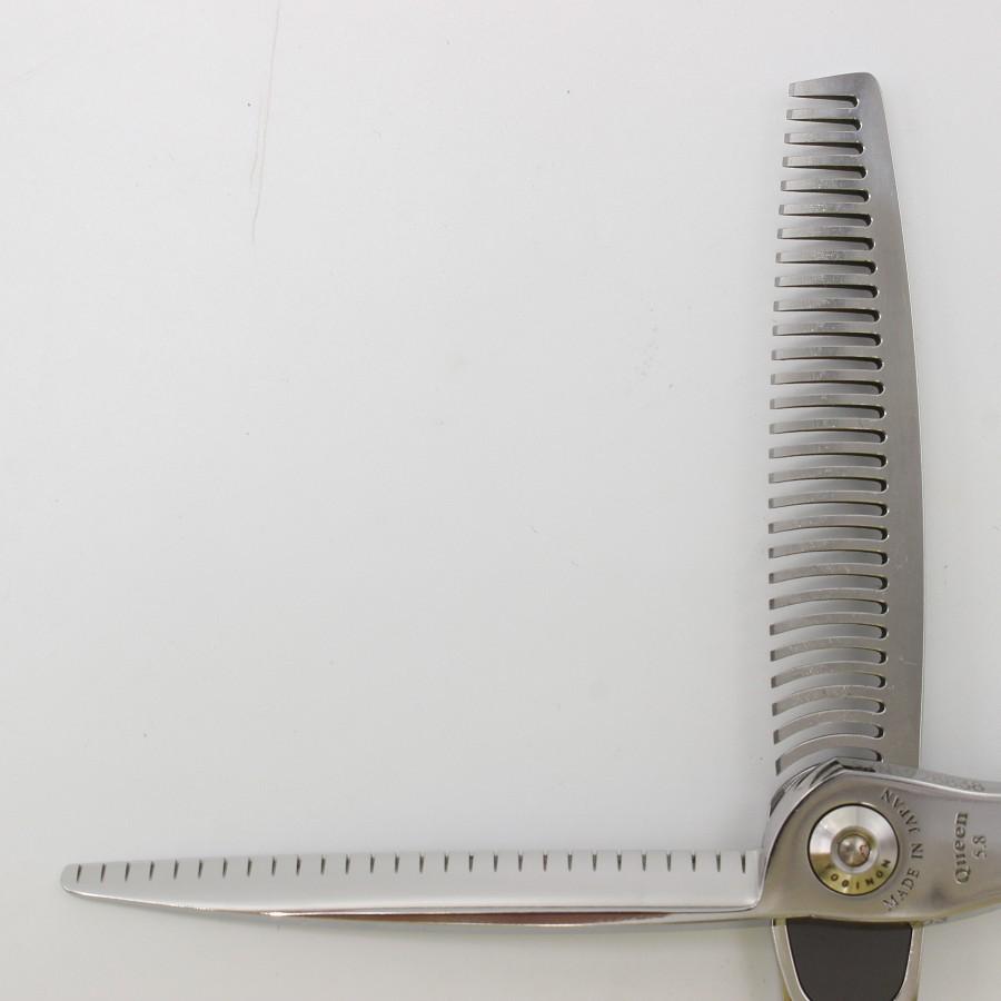 ボーナスストア+5％【美品】刃物屋トギノン NEO Queen R28 セニング 5.8インチ メガネハンドル 28目 約20% ネオクイーン トギノン シザー |  | 04