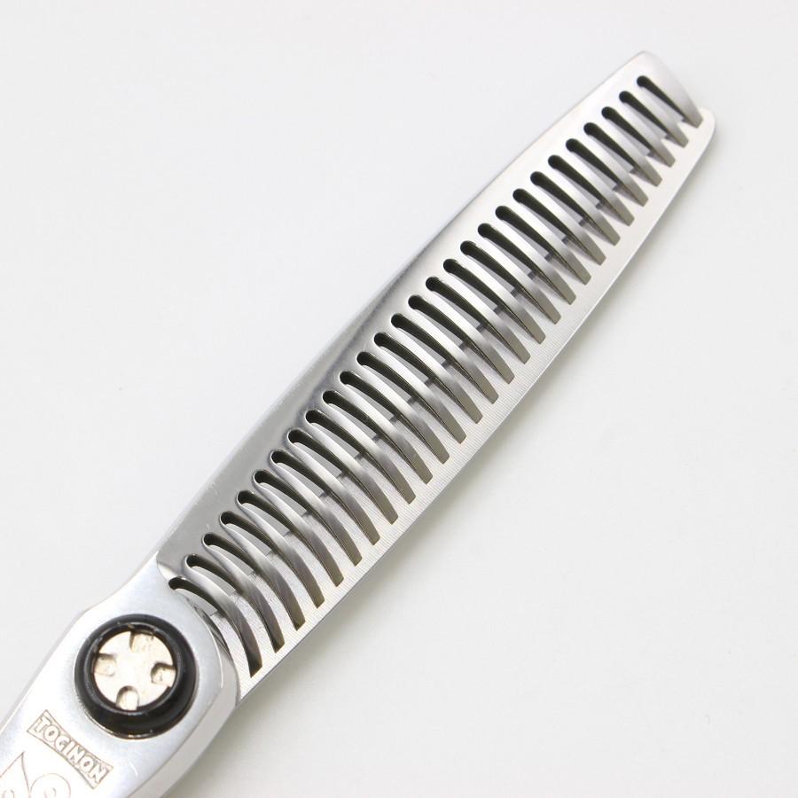 ボーナスストア+5％【美品】刃物屋トギノン NEO Queen R28 セニング 5.8インチ メガネハンドル 28目 約20% ネオクイーン トギノン シザー |  | 06