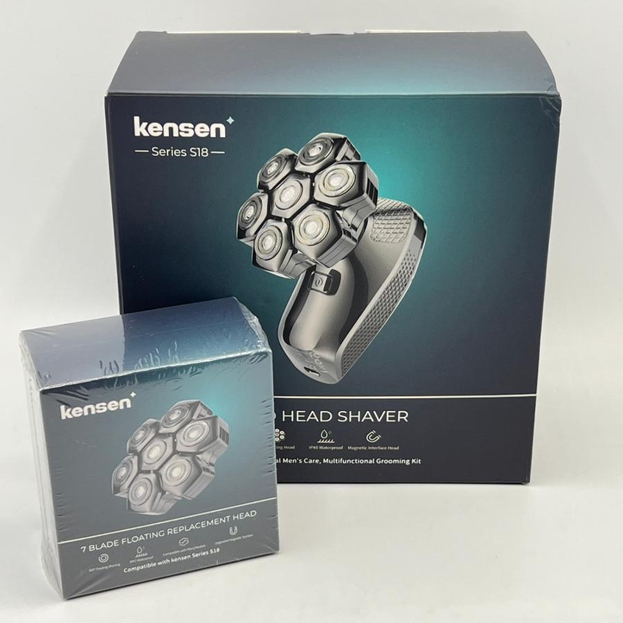 ボーナスストア+5％【美品】kensen 7Dシェーバースキンヘッド JK-5588A