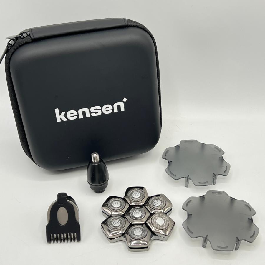 ボーナスストア+5％【美品】kensen 7Dシェーバースキンヘッド JK-5588A