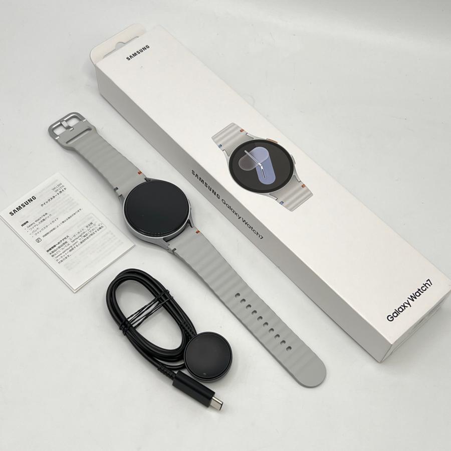 ボーナスストア+5％【美品】SAMSUNG Galaxy Watch7 Bluetooth 44mm SM-L310NZSJXJP シルバー ギャラクシーウォッチ スマートウォッチ 本体 | 