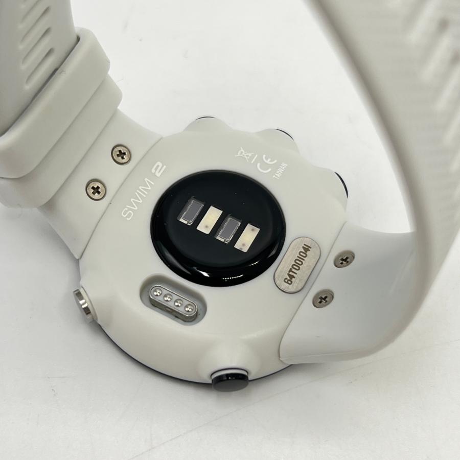 ボーナスストア+5％【美品】GARMIN Swim 2 010-02247-41 ホワイト 