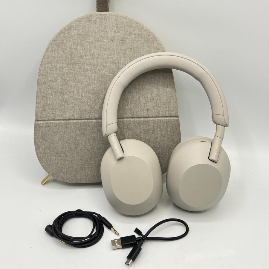 美品】SONY WH-1000XM5-S プラチナシルバー ワイヤレスステレオ