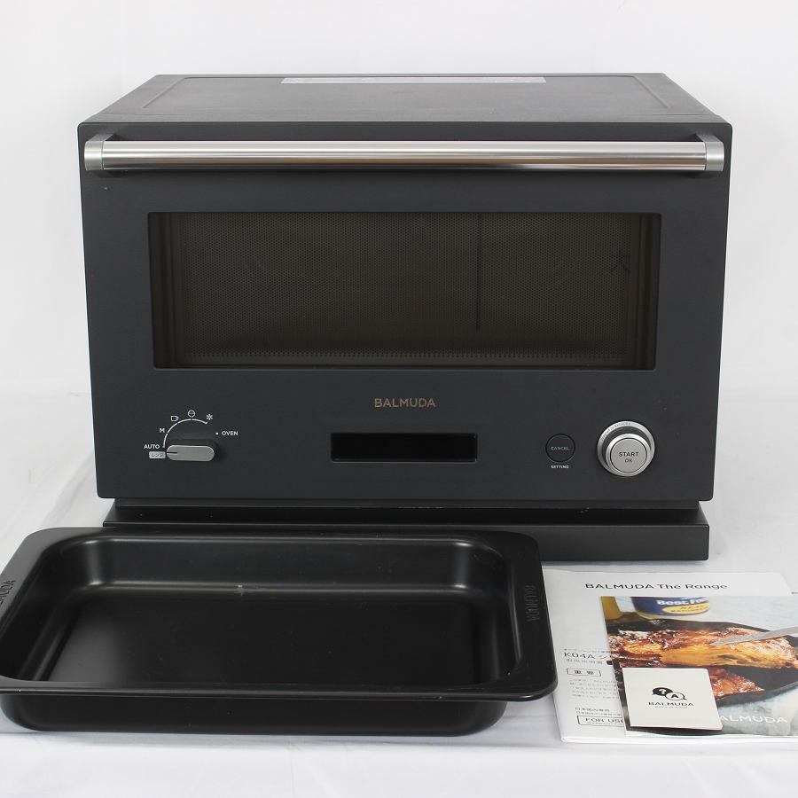 ボーナスストア+5％】BALMUDA The Range K04A-BK 18L 電子レンジ  