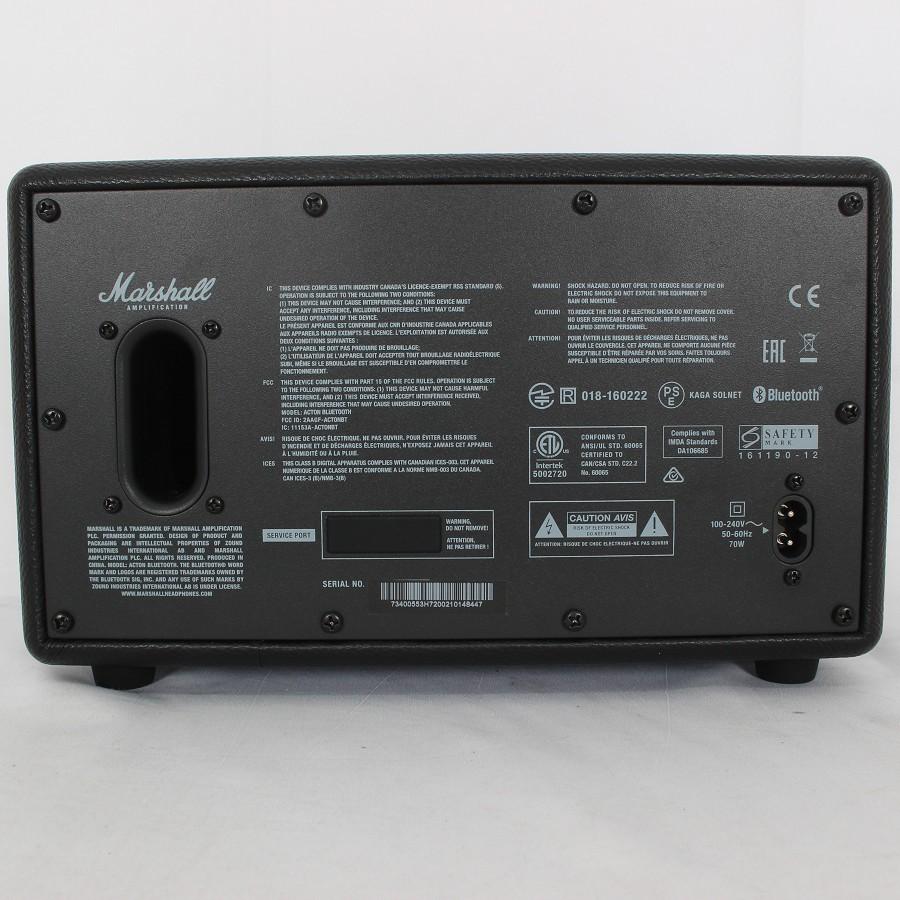 ボーナスストア+5%【美品】Marshall Acton ブラック Bluetooth ボーナスストア+5%【美品】Marshall Acton ブラック Bluetooth