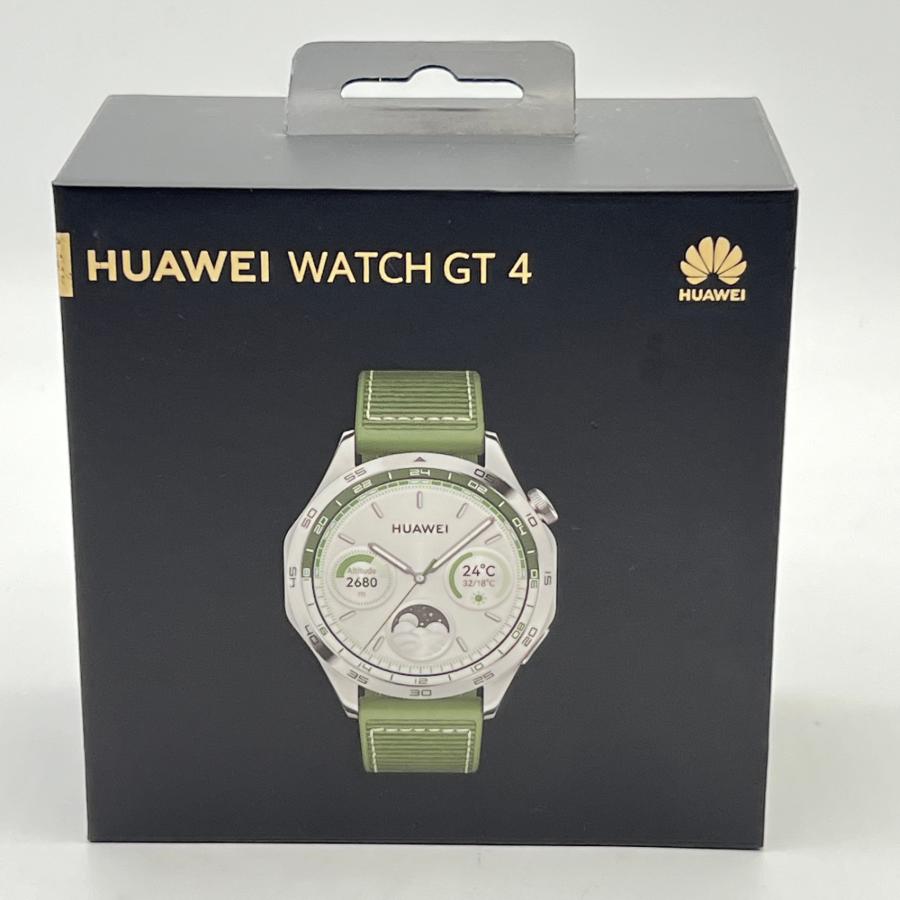 ボーナスストア+5％【美品】HUAWEI WATCH GT4 46mm PNX-B19 グリーン 