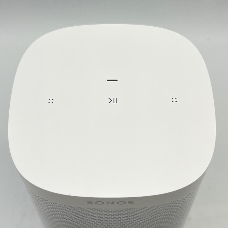 ボーナスストア+5％【美品】Sonos One SL ONESLJP1 ホワイト ワイヤレススピーカー AirPlay2対応 ホームシアターサラウンドシステム ソノス 本体 |  | 02