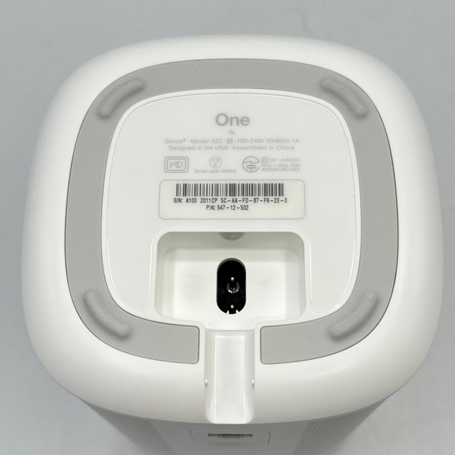ボーナスストア+5％【美品】Sonos One SL ONESLJP1 ホワイト ワイヤレススピーカー AirPlay2対応 ホームシアターサラウンドシステム ソノス 本体 |  | 07
