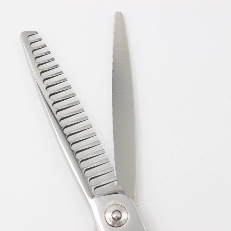 ボーナスストア+5％【美品】刃物屋トギノン SAI 20-TypeE セニング 6インチ メガネハンドル 20目 約20% シザー |  | 05