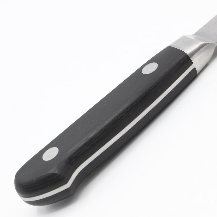 【ボーナスストア+5％】ミソノ モリブデン鋼 牛刀 六寸 鍔付き黒合板柄 刃渡り約180mm 洋包丁 misono |  | 01