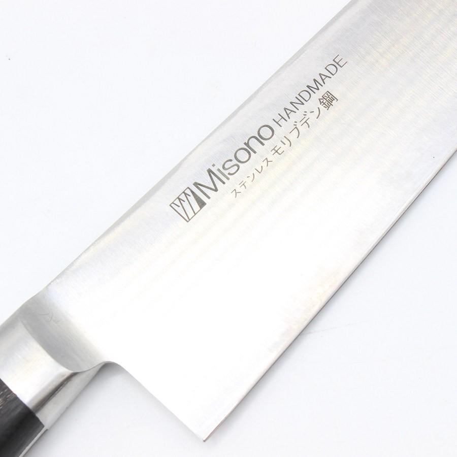 【ボーナスストア+5％】ミソノ モリブデン鋼 牛刀 六寸 鍔付き黒合板柄 刃渡り約180mm 洋包丁 misono |  | 03