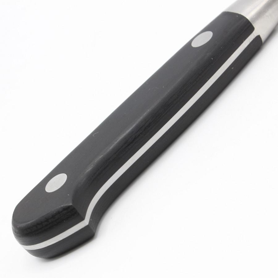 【ボーナスストア+5％】ミソノ モリブデン鋼 ペティナイフ 四寸 鍔付き黒合板柄 刃渡り約180mm 洋包丁 misono |  | 01