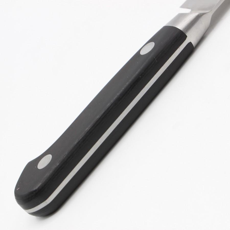 【ボーナスストア+5％】ミソノ モリブデン鋼 ペティナイフ 四寸 鍔付き黒合板柄 刃渡り約180mm 洋包丁 misono |  | 06