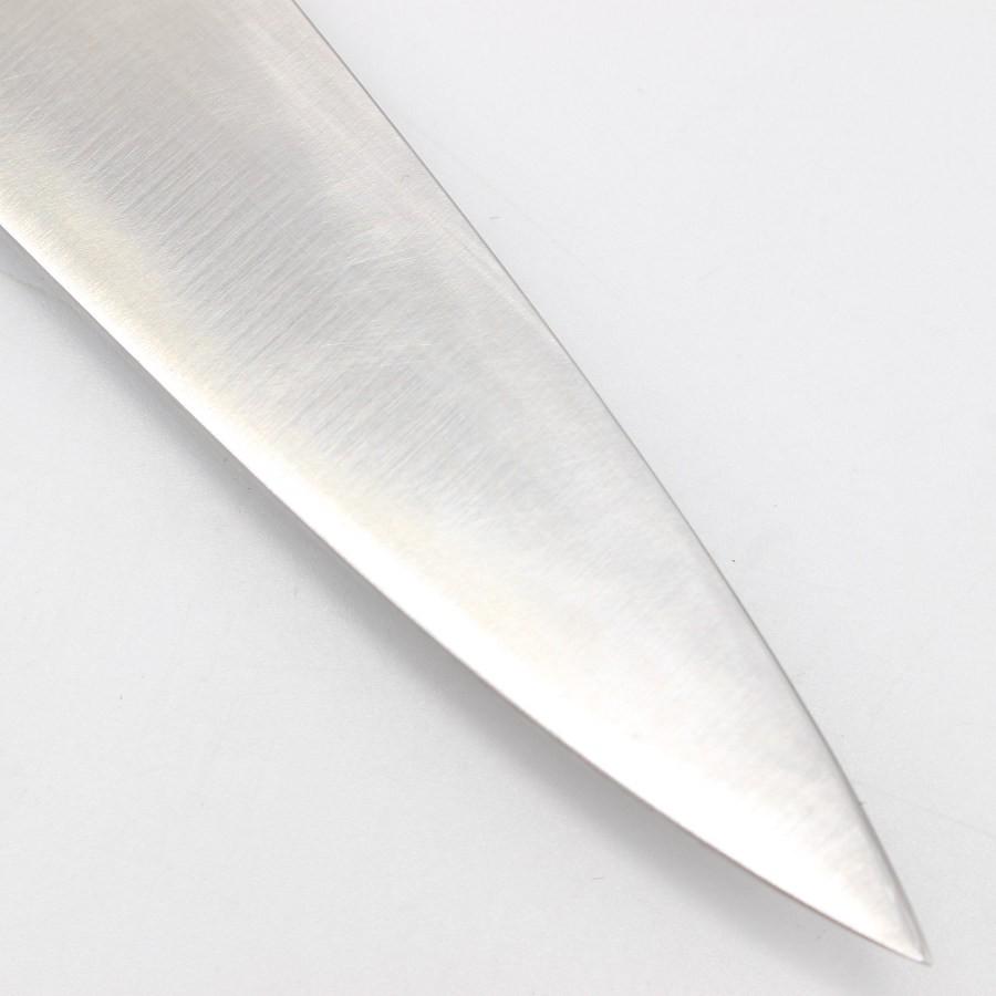 【ボーナスストア+5％】ミソノ モリブデン鋼 ペティナイフ 四寸 鍔付き黒合板柄 刃渡り約180mm 洋包丁 misono |  | 08