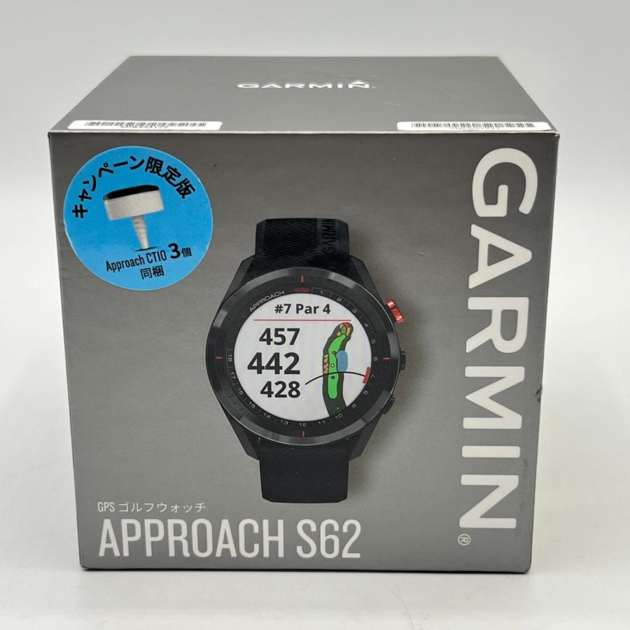 美品】GARMIN Approach S62 Black 010-02200-20 ゴルフナビ スマート