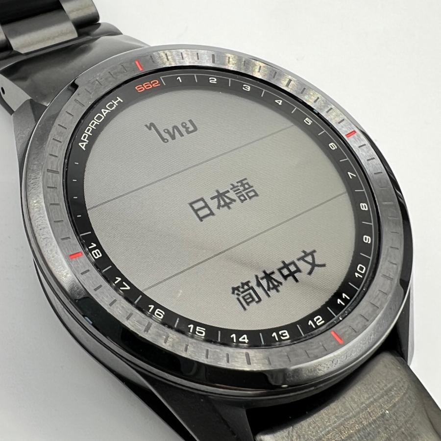 ボーナスストア+5％【美品】GARMIN Approach S62 Black 010-02200-20 ゴルフナビ スマートウォッチ アプローチ ガーミン 本体 |  | 03
