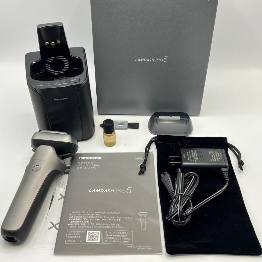 ボーナスストア+5％【美品】パナソニック ラムダッシュPRO 5 ES-L570W