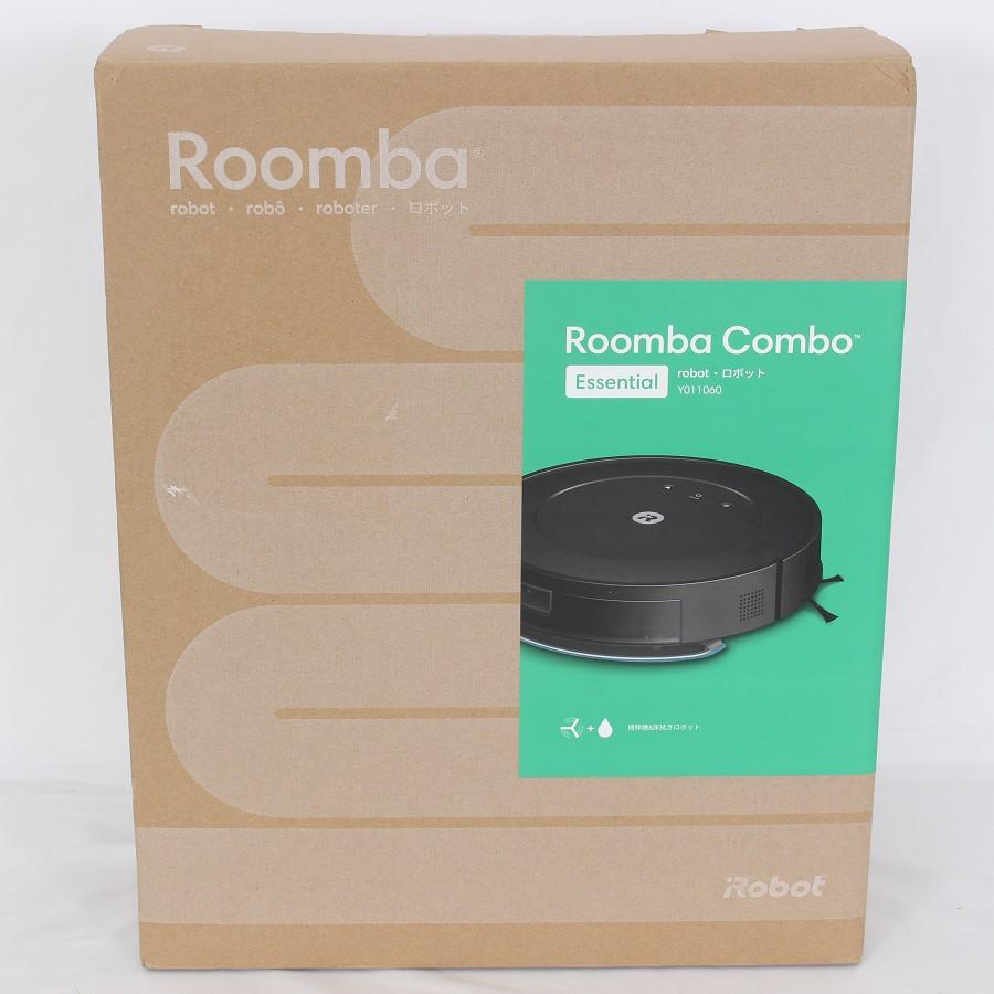 ボーナスストア+5％【新品】iRobot ルンバ コンボ Essential robot Y011060 ブラック ロボット掃除機 アイロボット Roomba 本体 | 