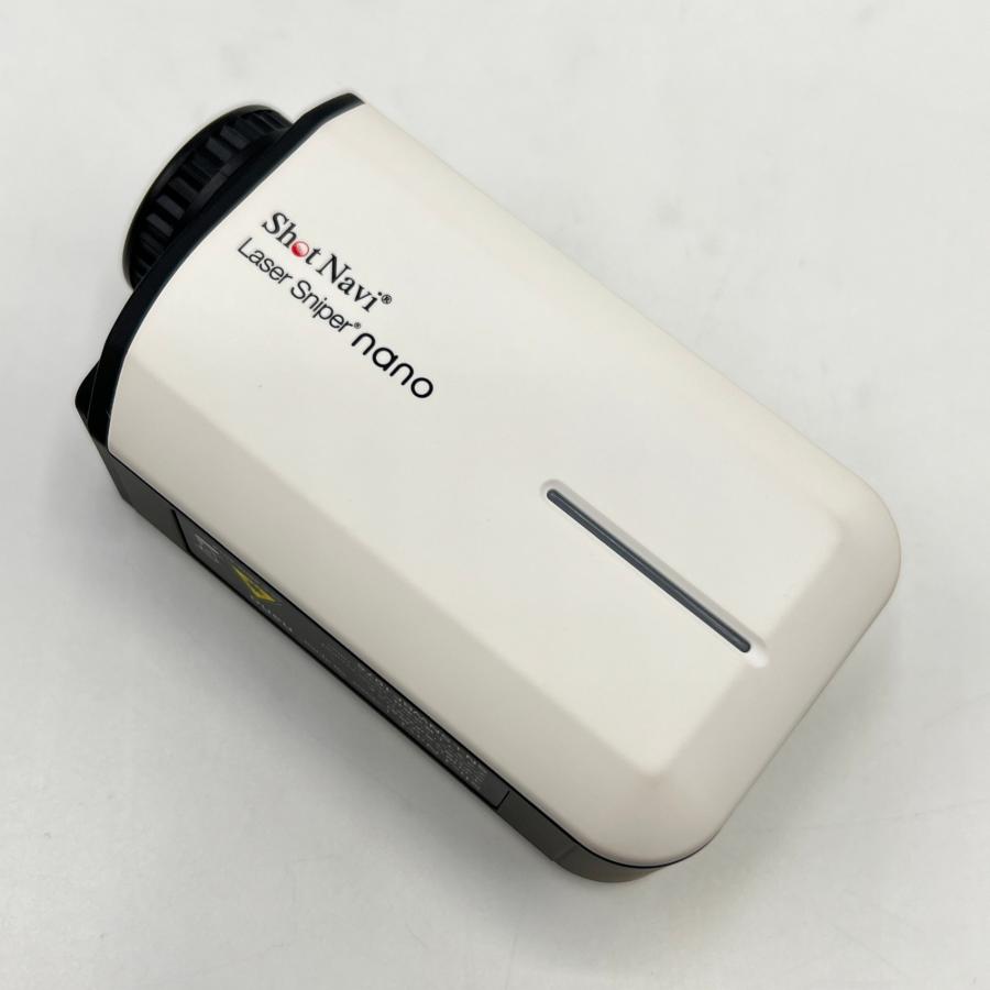 ボーナスストア+5％【美品】ShotNavi Laser Sniper nano WH ホワイト