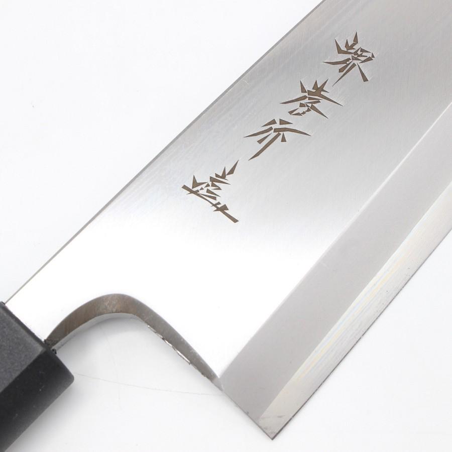 ボーナスストア+5％【新品】堺孝行 モリブデン鋼 七寸 PC黒柄 出刃包丁 刃渡り210mm 和包丁 |  | 03