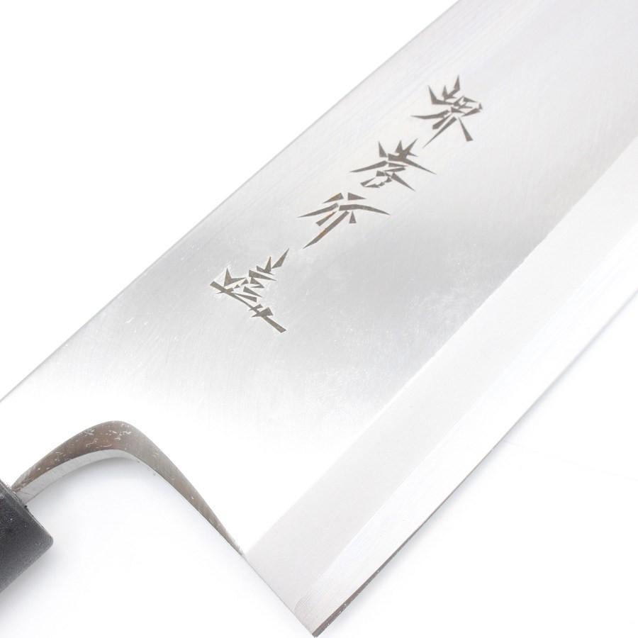 【ボーナスストア+5％】【新品】堺孝行 モリブデン鋼 七寸 PC黒柄 出刃包丁 刃渡り210mm 和包丁 |  | 03