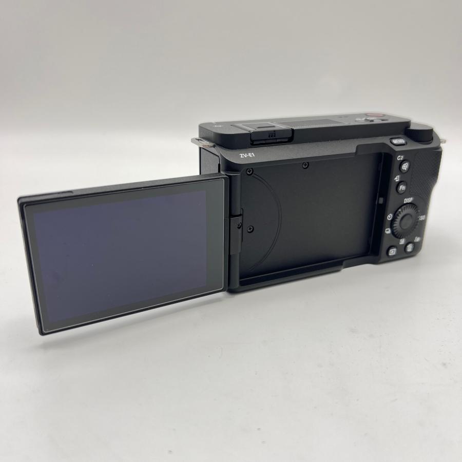 ボーナスストア+5％【美品】SONY VLOGCAM ZV-E1 ボディ ブラック 35mm 